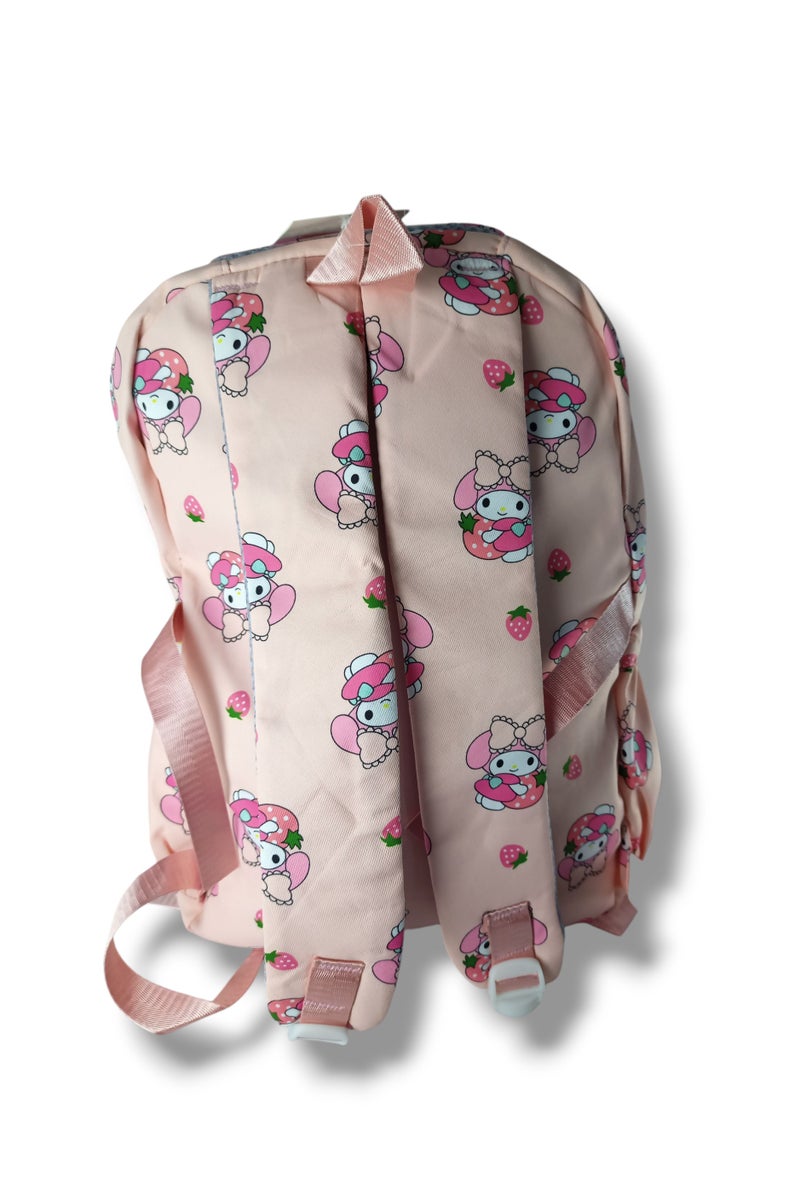 شنطة ظهر بناتي بجودة وخامات عالية وجودة سوستة عالية و كتافات قوية بلون وردي - Image 3