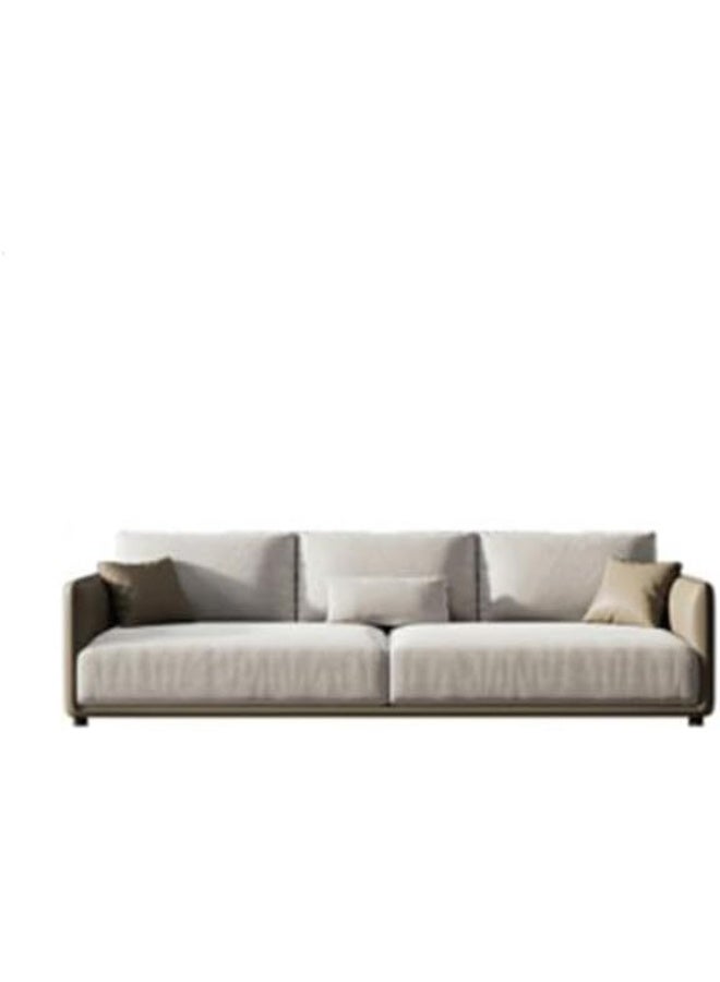 Comfynest Comfynest Modern Sofa with Cotton and Linen Upholstery and Square Arm 