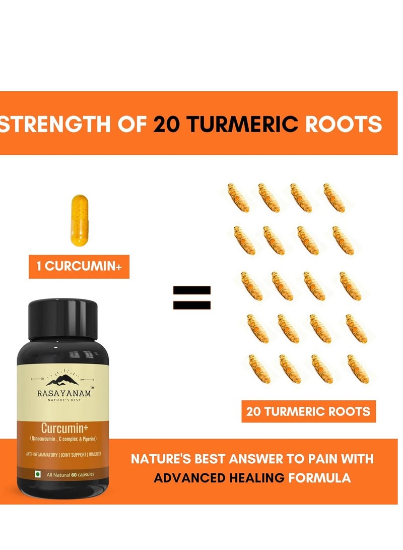 Rasayanam Curcumin+ 1500Mg  60 Capsules - Image 5