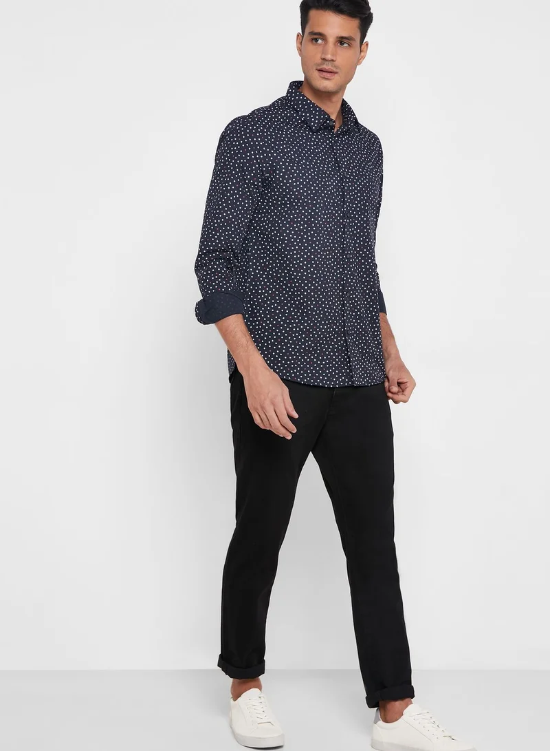 BURTON Spade Print Slim Fit Shirt