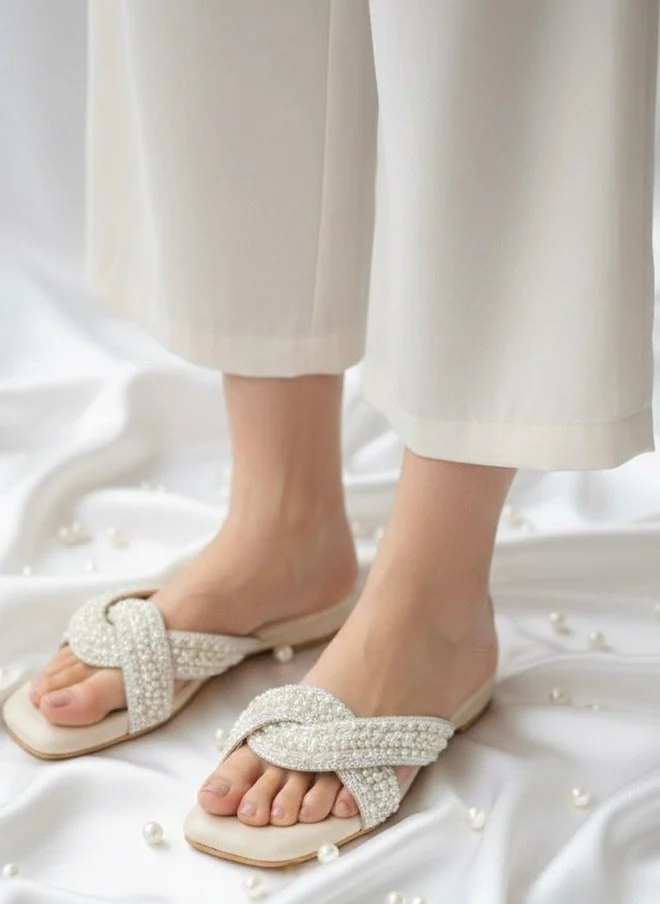 Sandal Stories SANDAL STORIES Women Embellished Open Toe Flats