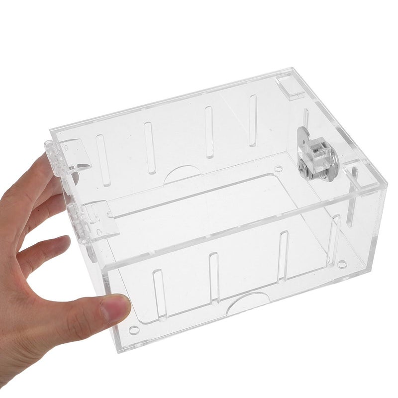 Thermostat Protector Box With Lock Acrylic Wall Guard Cover 6x4.3 Inches For Commercial And Residential Hvac Protection - Image 5