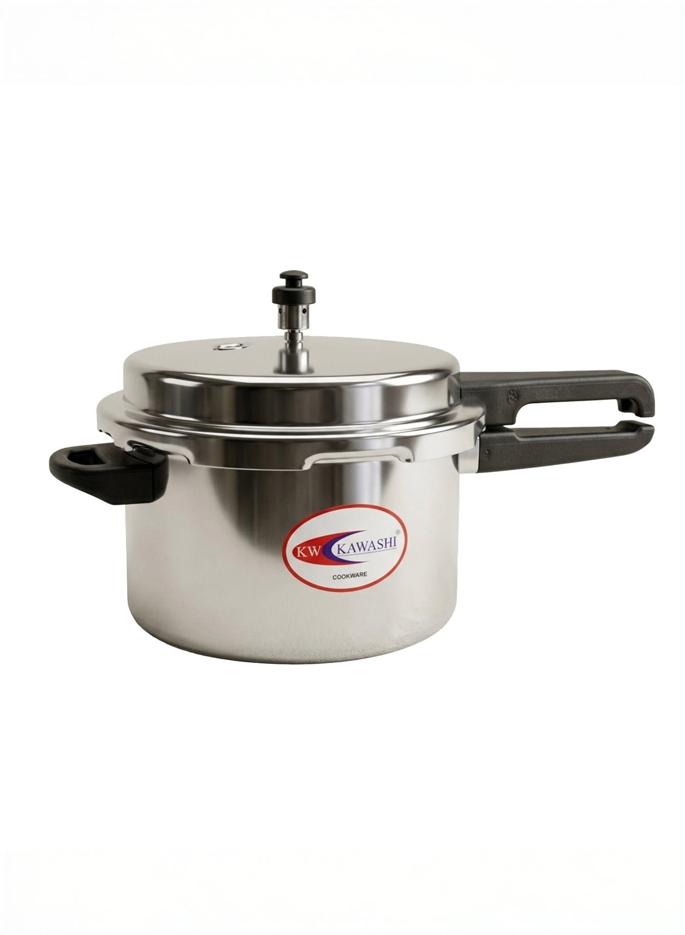 KAWASHI Pressure Cooker Outer Lid ISI Certified 5 Ltr - High-Quality Durable Aluminium Body, Even Heat Distribution, Safe and Efficient Fast Cooking, Ergonomic Handle, Ideal for Home Kitchens