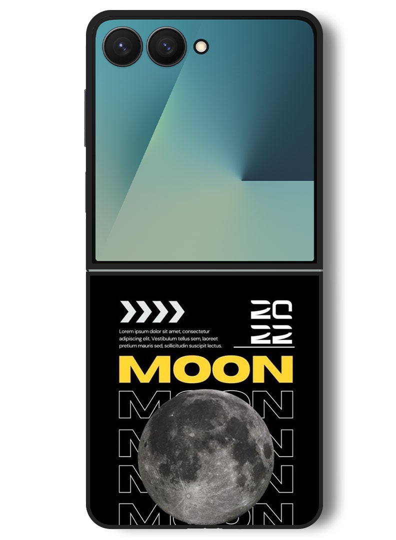 Theodor Case Compatible with Samsung Galaxy Z Flip 7 - 6.9 Inch Protection Shockproof Bumper Cover Moonn - Image 1