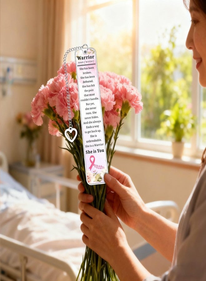 Aeonovs Breast Cancer Survivor Bookmark, Breast Cancer Gifts for Woman, End of Chemo Comfort Gift for Warrior, Cancers Gifts for Women Age 30s, Gift for Patients Women - Image 4