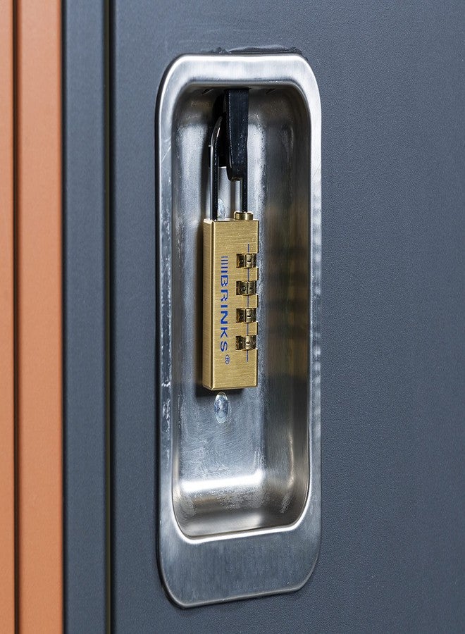 BRINKS 171-30051 Solid Brass Resettable Combination Padlock, 30 mm - Image 3