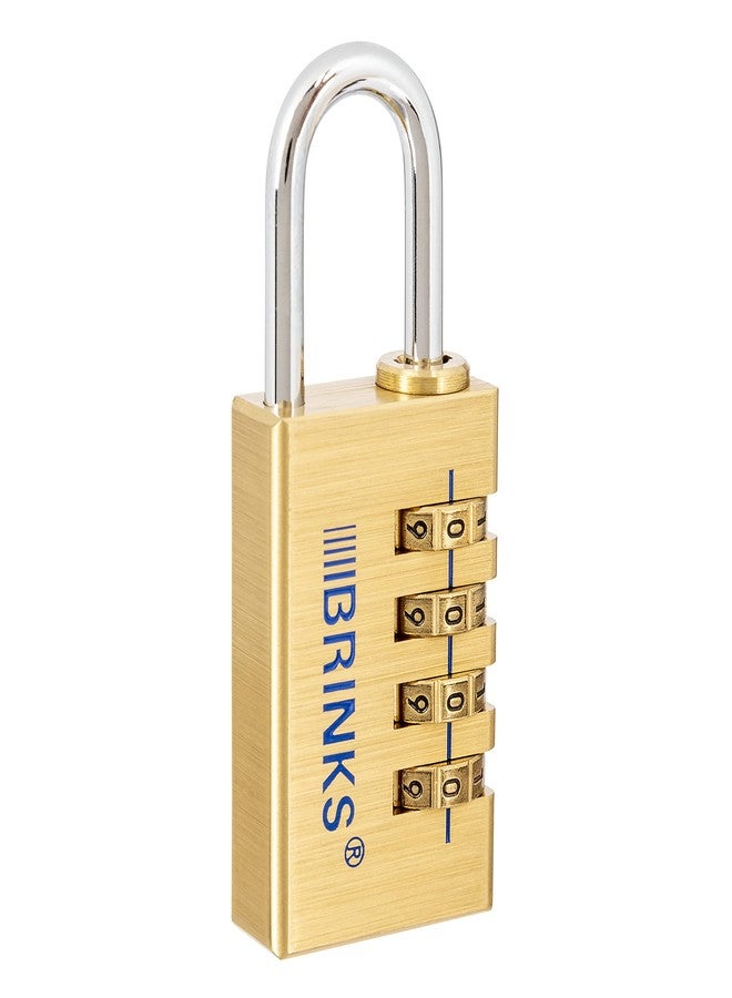 BRINKS 171-30051 Solid Brass Resettable Combination Padlock, 30 mm - Image 2