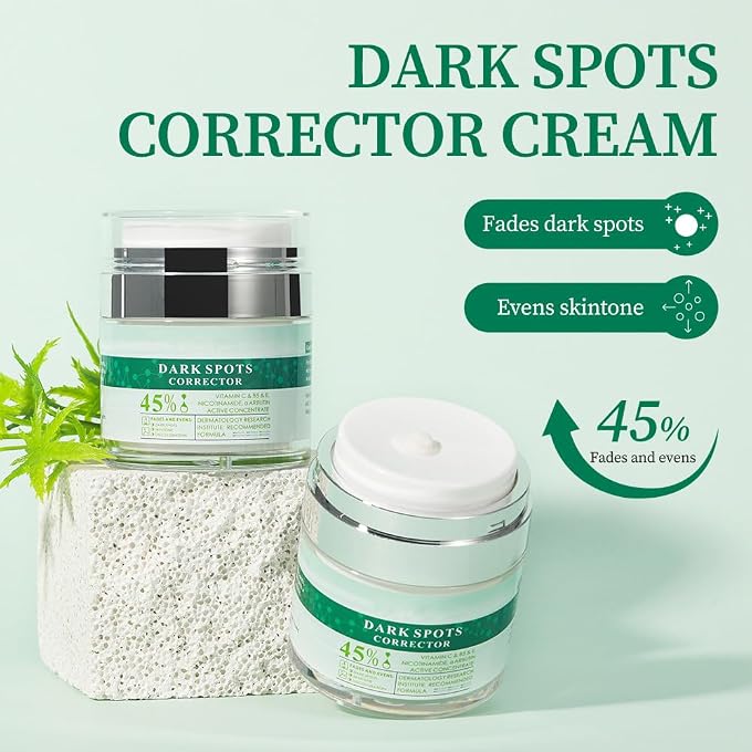 paminify Dark Spot Remover for Face and Body,Dark Spot Corrector with Vitamin C,Nicotinamide,Sun Spot Remover Cream for All Skin Types,Fade Age Spots,Melasma, Freckle, Blemish Reducer,1.7 Oz - Image 2