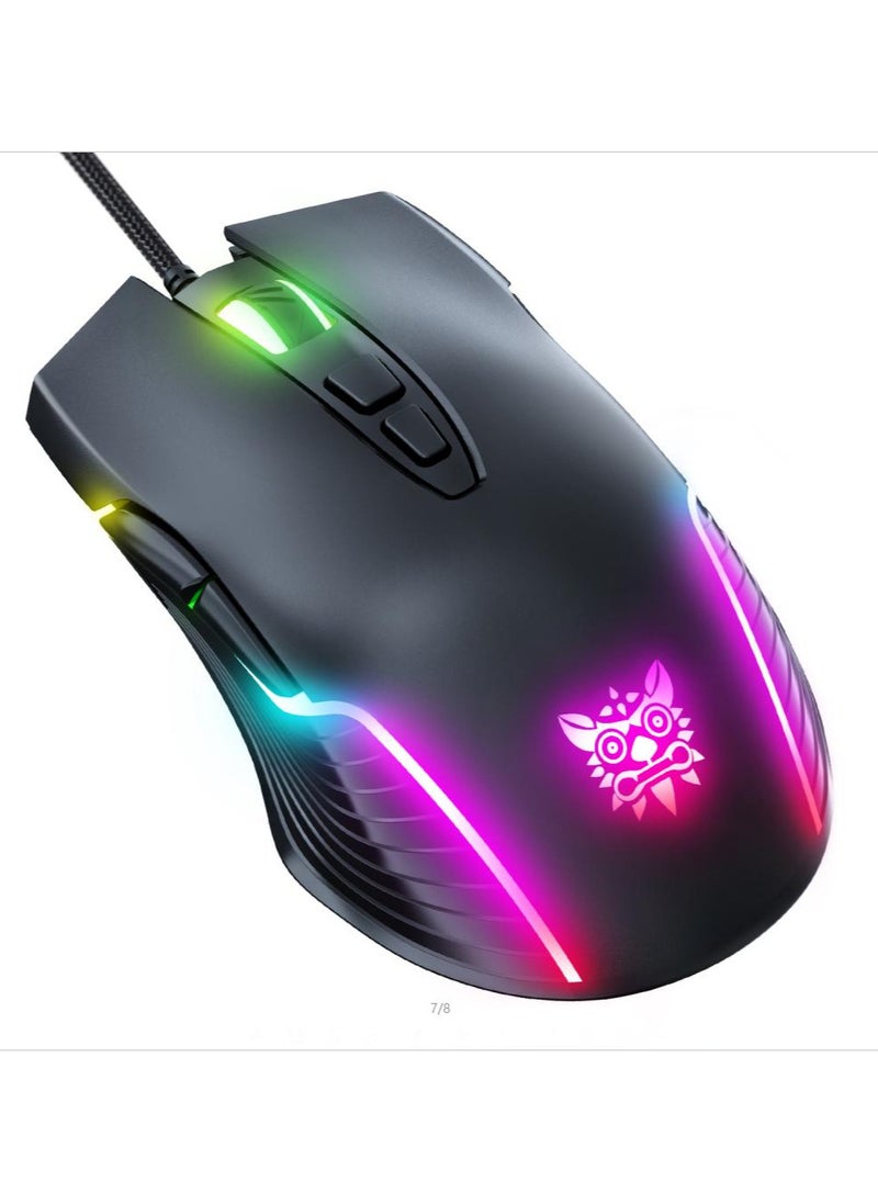 أونيكوما - ماوس ألعاب بإضاءة خلفية RGB - Image 1