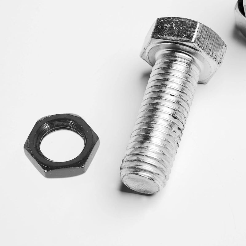 50pcs M10x1.0 Fine Thread Iron Hexagon Lock Nuts Light Fixture Fasteners Ceiling Light Cover Nuts Lamp Parts for DIY Repair and Assembly - Image 5