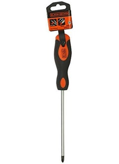 BLACK+DECKER Ph2 X 150Mm Bimaterial Steel Phillips Screwdriver Orange Black Bdht62297  - Image 4