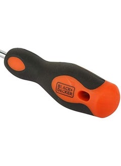 BLACK+DECKER Ph2 X 150Mm Bimaterial Steel Phillips Screwdriver Orange Black Bdht62297  - Image 3