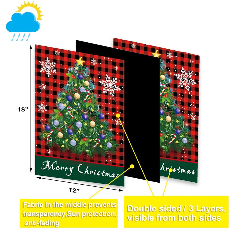 CDLong Seasonal Garden Flag Set of 20 - Double Sided 12 x 18 Inch Small Yard Flags for Outdoor Holiday Decorations, Spring, Easter, Summer, Winter, and All Season Garden Flags for Outside Decor - Image 2