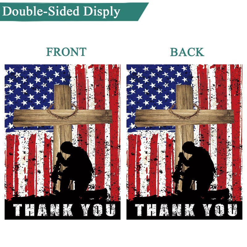 CDLong Seasonal Garden Flag Set of 20 - Double Sided 12 x 18 Inch Small Yard Flags for Outdoor Holiday Decorations, Spring, Easter, Summer, Winter, and All Season Garden Flags for Outside Decor - Image 3