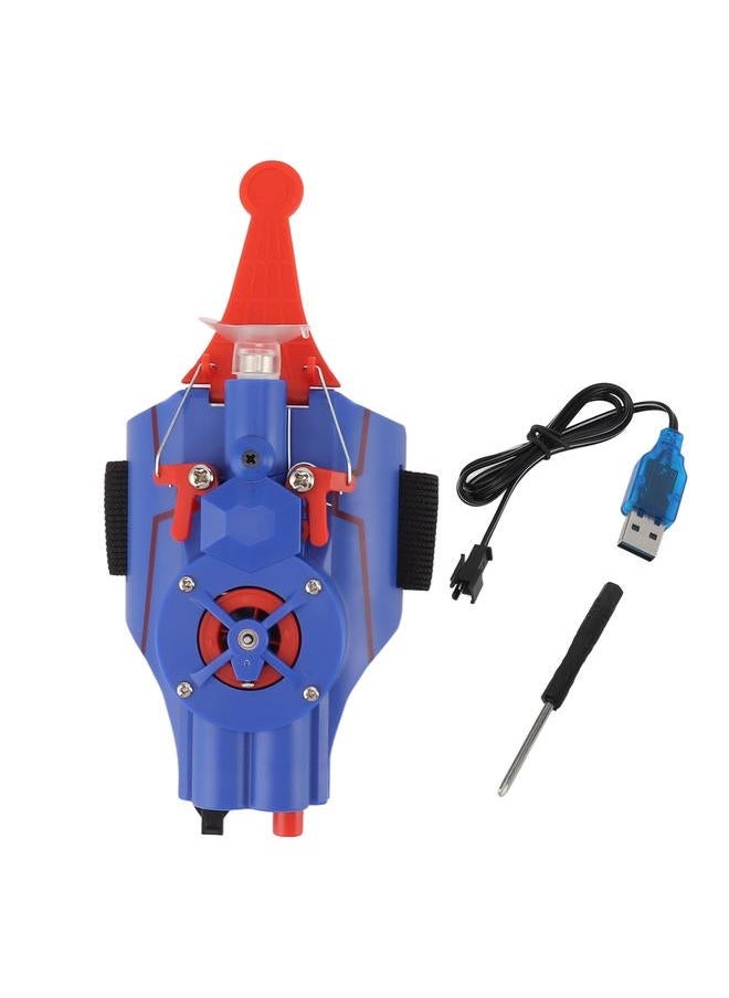 NIBEMINENT Web String Launcher Toy Rechargeable Hand Eye Coordination Automatic for Children Blue  - Image 1
