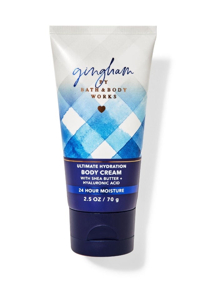 Bath & Body Works Gingham Travel Size Ultimate Hydration Body Cream 