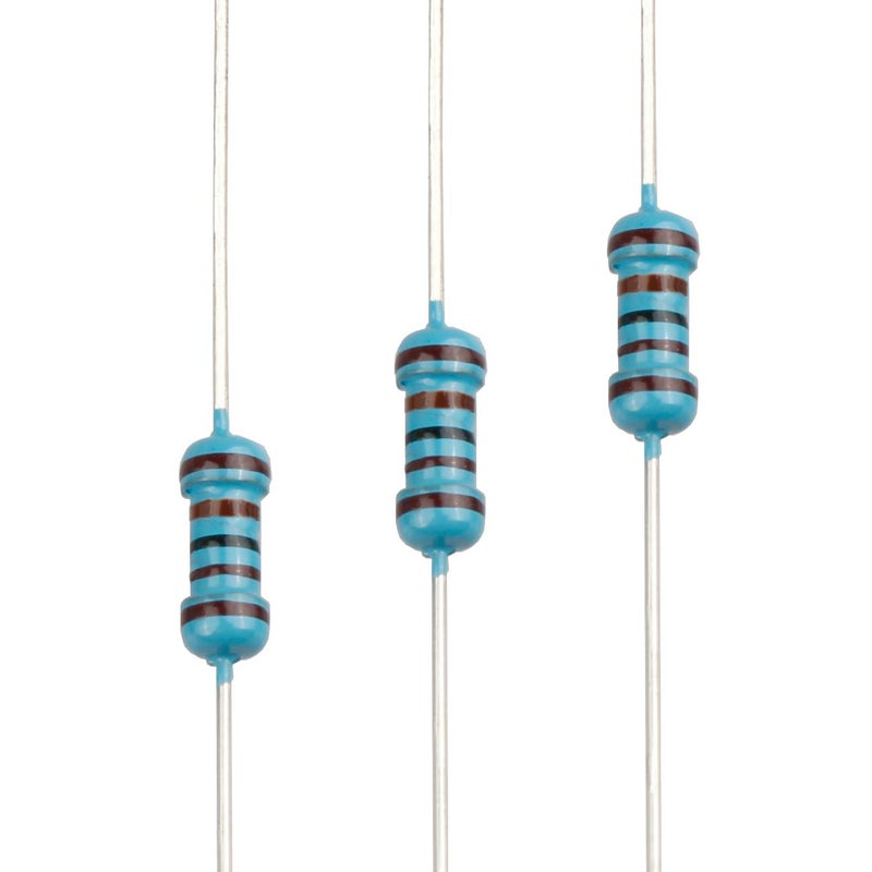 EDGELEC Store 100pcs 1.1K ohm Resistor 1/4w (0.25 Watt) ±1% Tolerance Metal Film Fixed Resistor, Multiple Values of Resistance Optional - Image 1