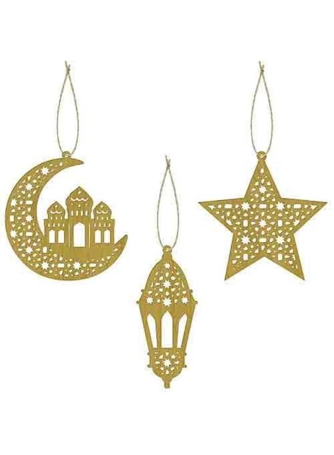 Amscan Ramadan Wood Cutouts 25x1x30cm - Image 1