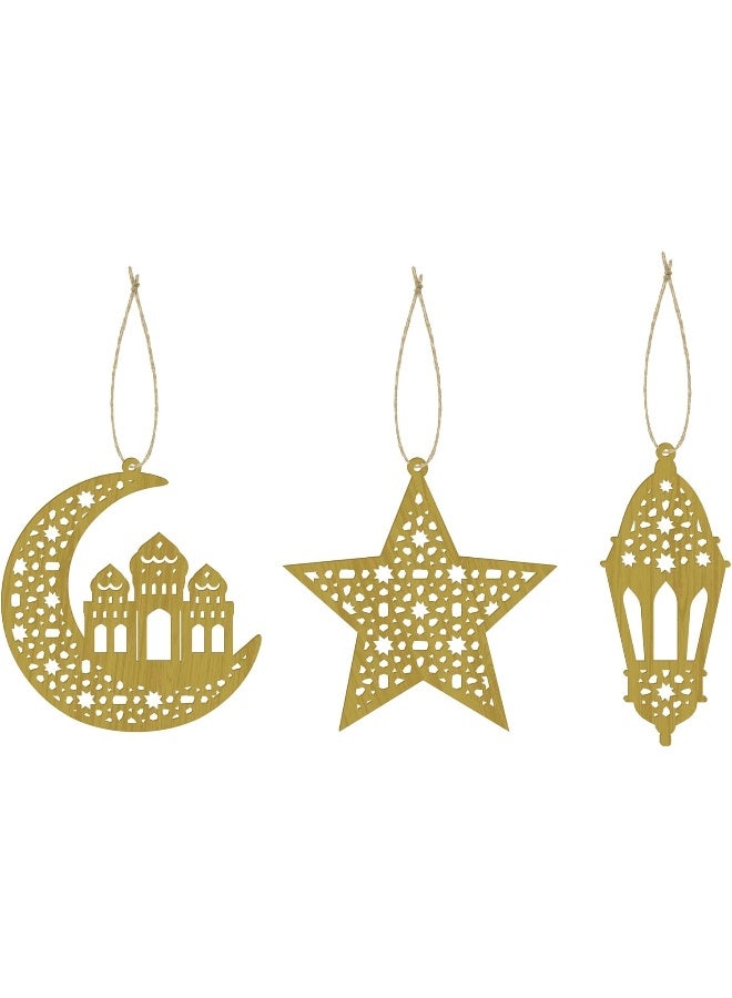 Amscan Ramadan Wood Cutouts 25x1x30cm - Image 2