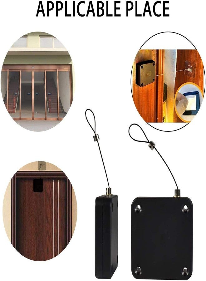Grofly Automatic Door Closer for Sliding Door, The Punch-Free Automatic Drawstring Door Closer, Automatic Self Closing Sliding Door, Noise Free, Suitable for Office and Home, Highest Pull Power - Image 5