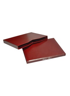 FIS FIS Stamp Album Bonded Leather 8-Sheets 301x228mm, Maroon - FSSA301X228B8  - Image 2
