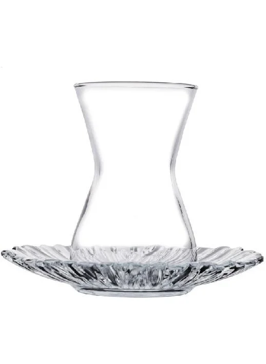 Paşabahçe 96621 6-piece Şelale 140/4OZ Tea Set