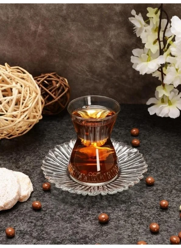 Paşabahçe 96621 6-piece Şelale 140/4OZ Tea Set