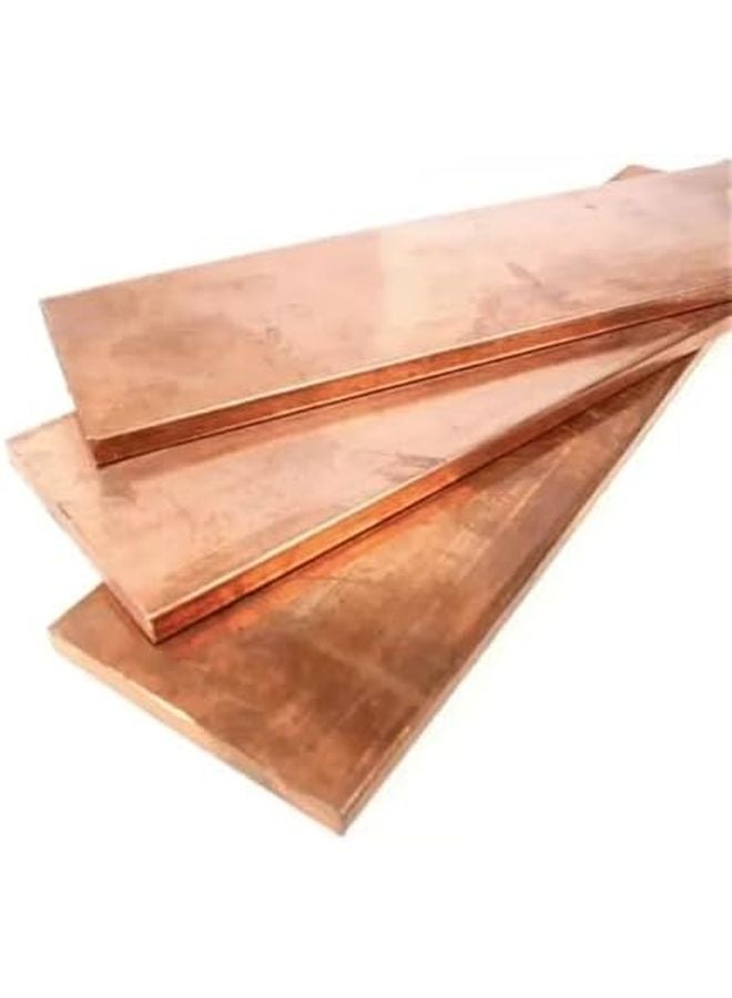 شريط نحاسي مسطح T2 أحمر 4x15x300mm سماكة من 1 مم إلى 8 مم طول من 100 مم إلى 500 مم - Image 5