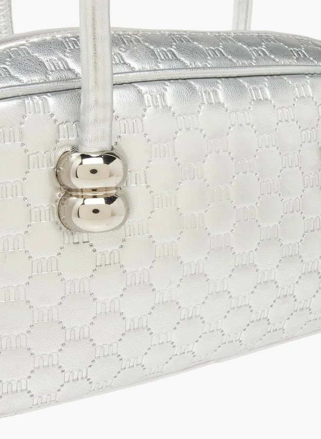 MISSY Womens Missy Quilted Crossbody Bag With Double Handle And Zip Closure