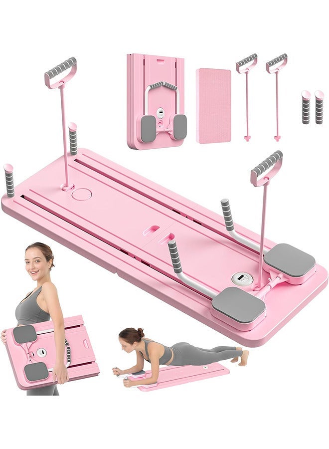 JAJEEK Multifunctional Sliding Pilates Reformer Board with Timer Ab Core Workout Trainer Machine Exercise Board Equipment - Image 1