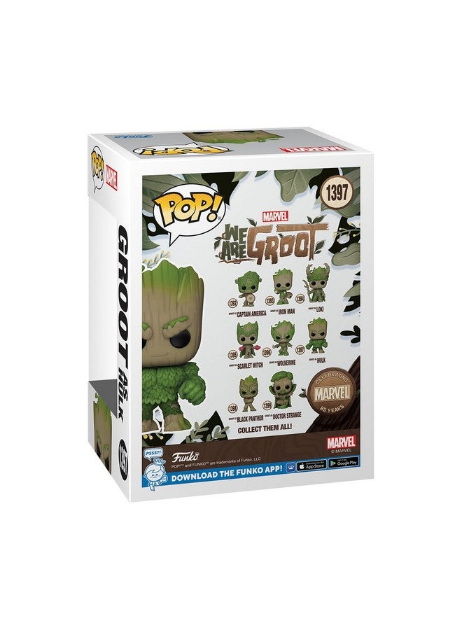 Funko Funko POP! Marvel: We are Groot - Hulk - Groot Shorts - Collectable Vinyl Figure - Gift Idea - Official Merchandise - for Kids & Adults - TV Fans - Model Figure for Collectors and Display  - Image 3