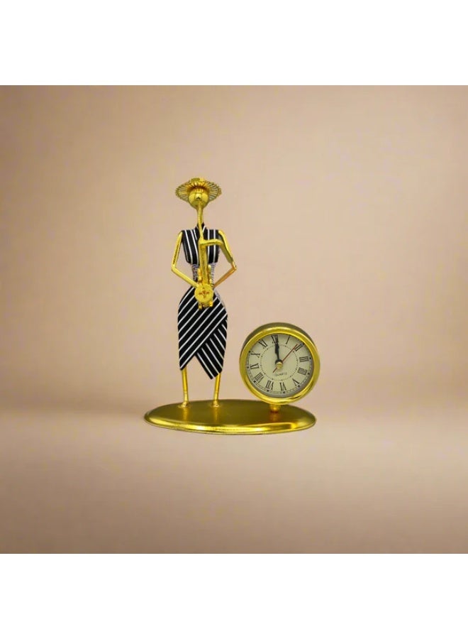 Musician Clock Figure
