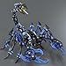 Metalkitor Scorpion 3D Metal Puzzles Kits for Adults Teens 454 Pcs Mechanical Assembly Models 4 Hours to Build Ideal for Gifts and Decorations Blue and Black - Image 2