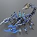 Metalkitor Scorpion 3D Metal Puzzles Kits for Adults Teens 454 Pcs Mechanical Assembly Models 4 Hours to Build Ideal for Gifts and Decorations Blue and Black - Image 4