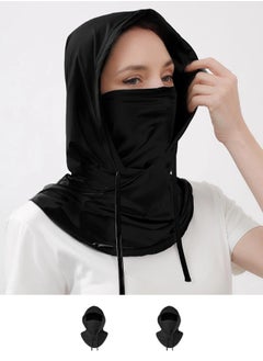 ShebSheb 2 PCS Balaclava Face Mask Sun UV Protection Hood Breathable Full Head Mask Face Cover for Men Women Cycling Skiing Fishing  - Image 1