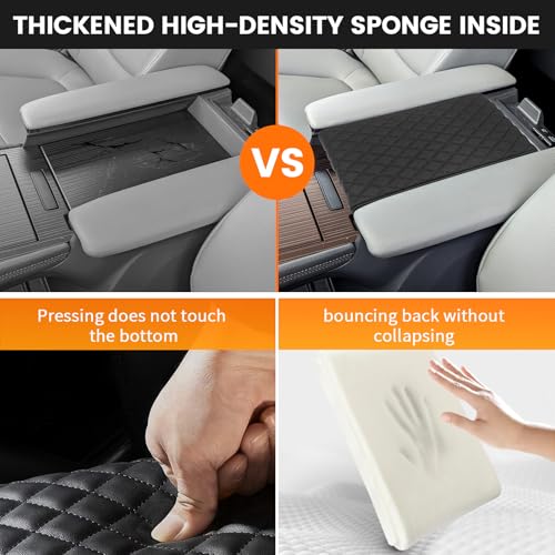 Rilsen Custom Fit for Center Console Cover Toyota Sienna 2021 2022 2023 2024 2025 2026 Armrest Cover Center Console Pad Interior Accessories Car Armrest Seat Box Cover Protector - Image 4