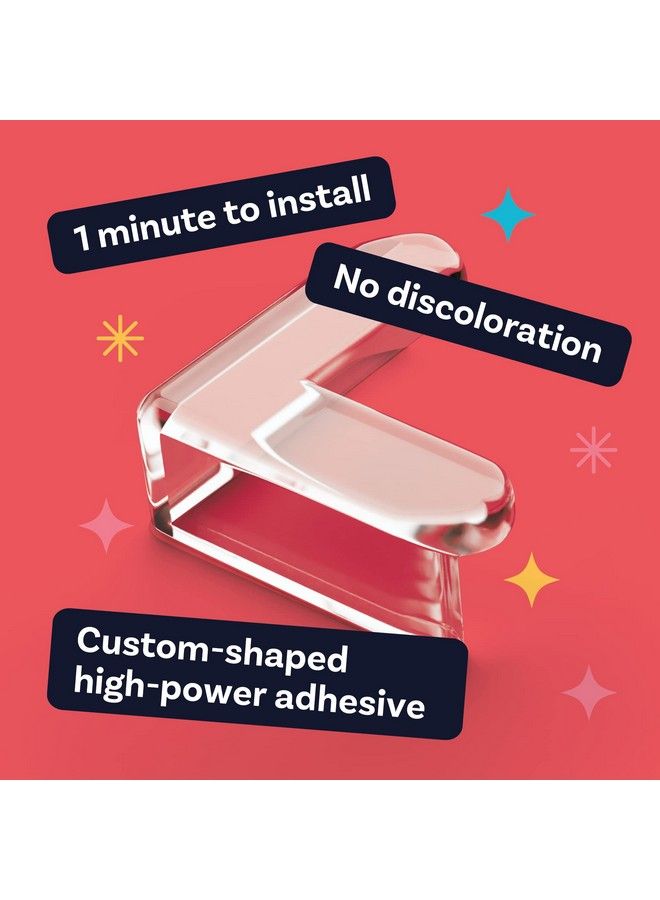CalMyotis Corner Protector Baby Proofing Corner Guards Soft And Transparent 100% Covered Adhesive Improved Tasteless Corner Covers For Furniture Sharp Corner 18 Count - Image 5