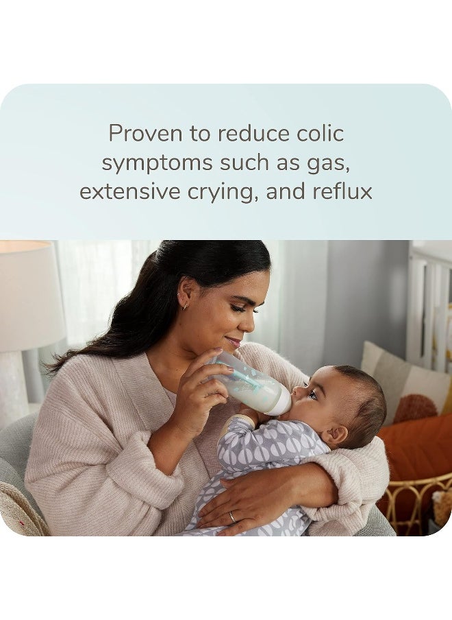 NUK NUK Smooth Flow Pro Anti Colic Baby Bottle - Easy to Assemble and Clean & Reduces Newborn Spit-up & Gas, 5oz, 4-Pack, Neutral  - Image 2