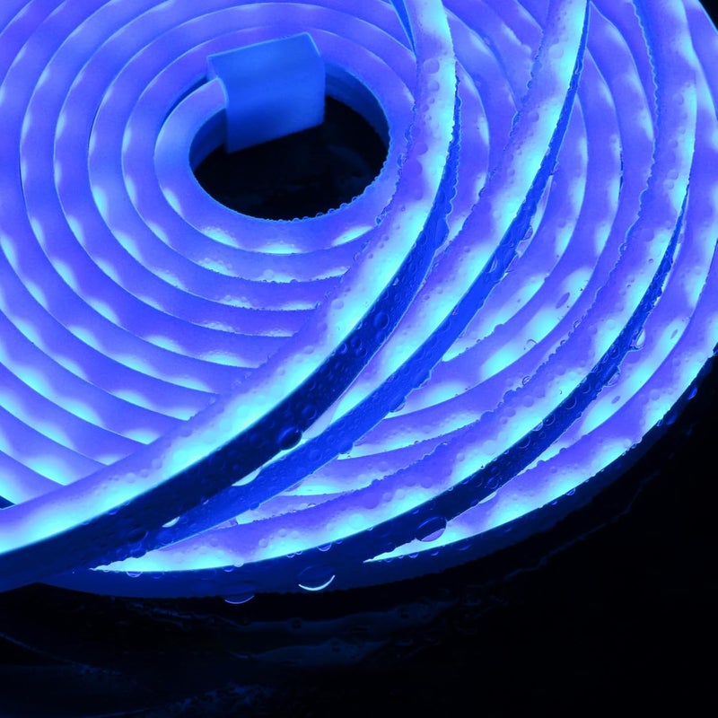 BESTonZON LED Light Strip Flexible LED Strip Lights with US Plug 5 Meters Blue Color Ac110v Power Supply for Bedroom and Bar - Image 4