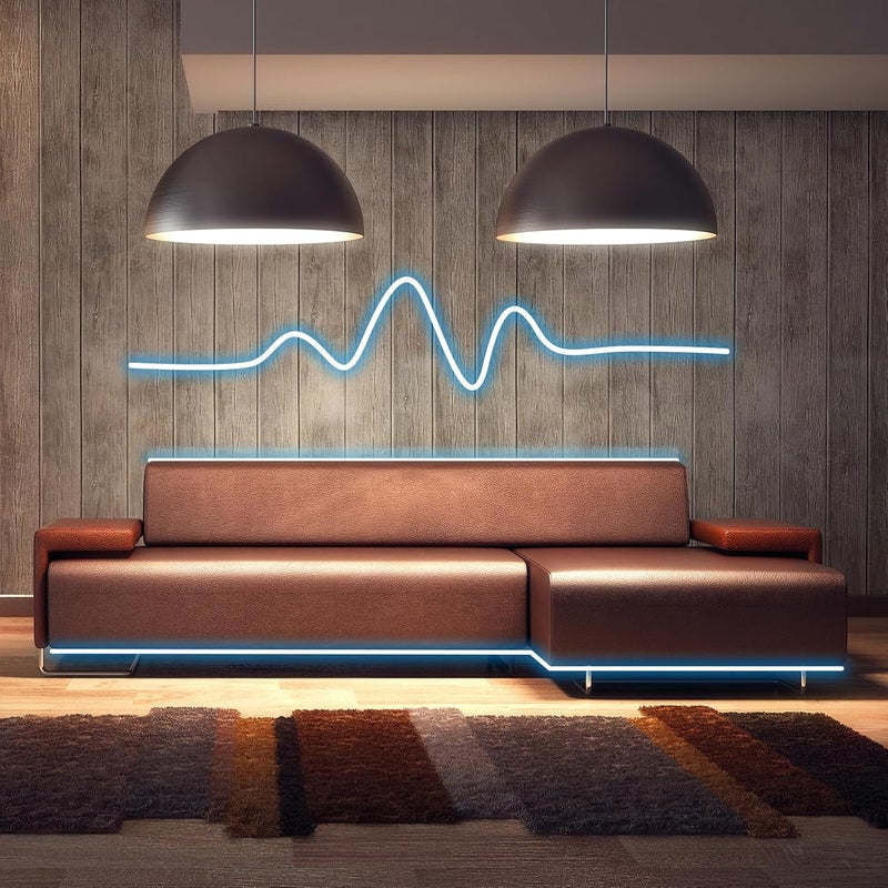 BESTonZON LED Light Strip Flexible LED Strip Lights with US Plug 5 Meters Blue Color Ac110v Power Supply for Bedroom and Bar - Image 5