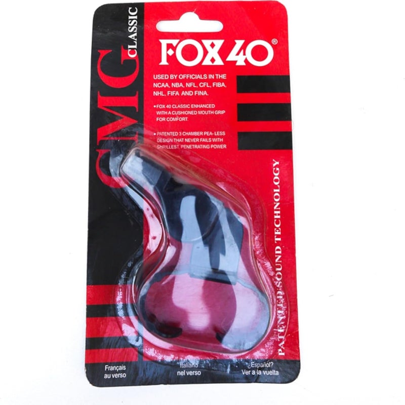 Professional Sports Whistle Black with Loud Sound