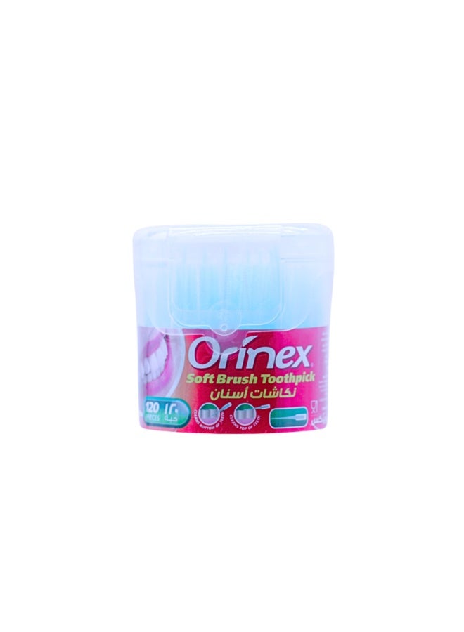 DEN SOFT BRUSH TOOTHPICK 120PCS