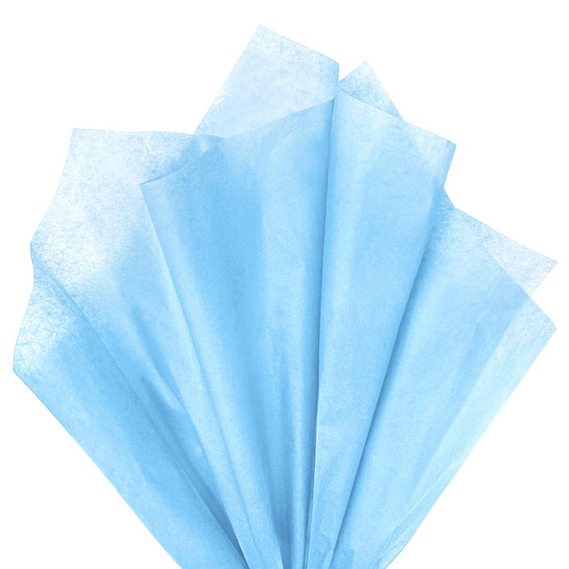 Laidans 120 Sheets 20"X14" Baby Blue Tissue Paper for Gift Bags Wrapping, Art Tissue Paper Bulk for Weddings Birthday Party Crafts Decoration - Image 3