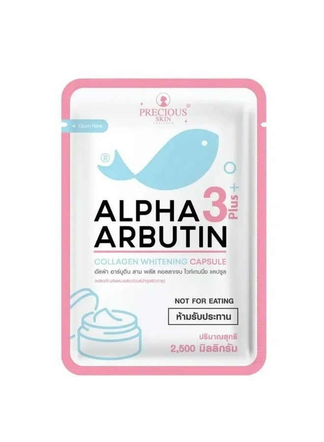 بريشيس سكين Alpha Arbutin Whitening 3 Plus Capsules 2.5g × 10 Cap - Image 1