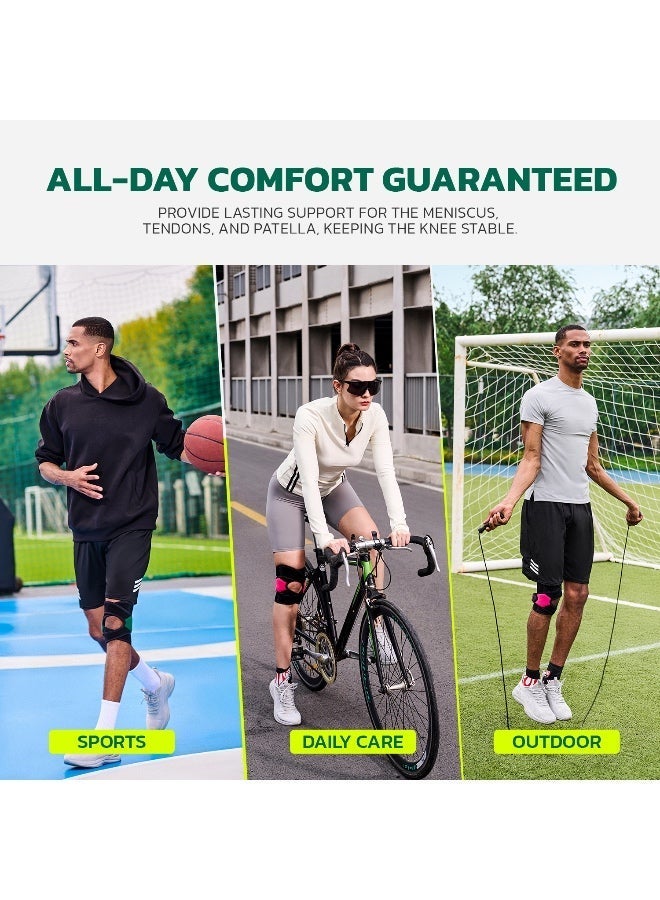 aoFIT Guard X™ Knee Brace | Adjustable Compression Knee Support for Running, Football, Gym, Hiking & Everyday Stability - Image 1