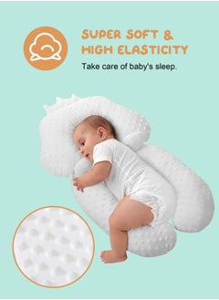 URbazaar Baby Head Shaping Pillow, Correction and Prevention of Head Deviation Newborn Baby Comfort Pillow, Anti-Startle Sleep Pillow, Winter and Summer Dual Use, for 0-36 Months Baby  - Image 3