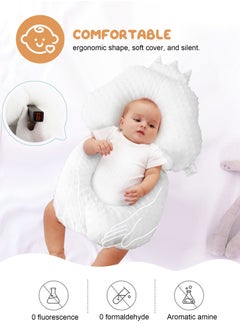 URbazaar Baby Head Shaping Pillow, Correction and Prevention of Head Deviation Newborn Baby Comfort Pillow, Anti-Startle Sleep Pillow, Winter and Summer Dual Use, for 0-36 Months Baby  - Image 4