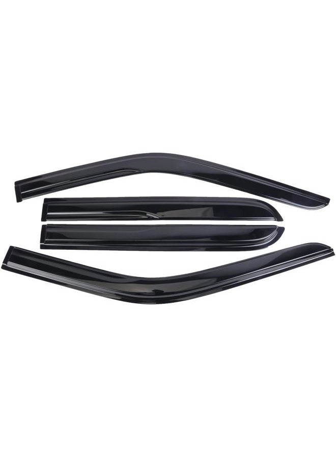 WONSABON Tape-On Window Visors Deflectors Rain Guards 4 Piece Set ‎Compatible with 2014-2019 Kia Soul 94367 - Image 2