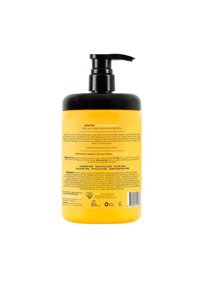 PATTERN Beauty by Tracee Ellis Ross Styling Cream - Hold & Definition for Curly Hair 3b-4c, 25 fl oz - Image 4