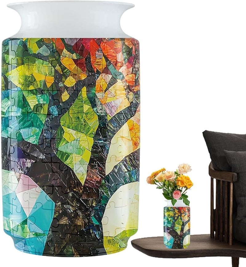شجرة الحياة 3D إناء لغز مجموعة بناء مجموعة تحدي الاسترخاء حرفي ديكور المنزل - Image 1